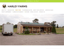 Tablet Screenshot of harleyfarms.ca